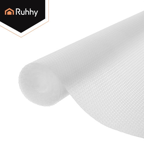 Anti-Slip Drawer Mat, White, 500x50 cm, Waterproof