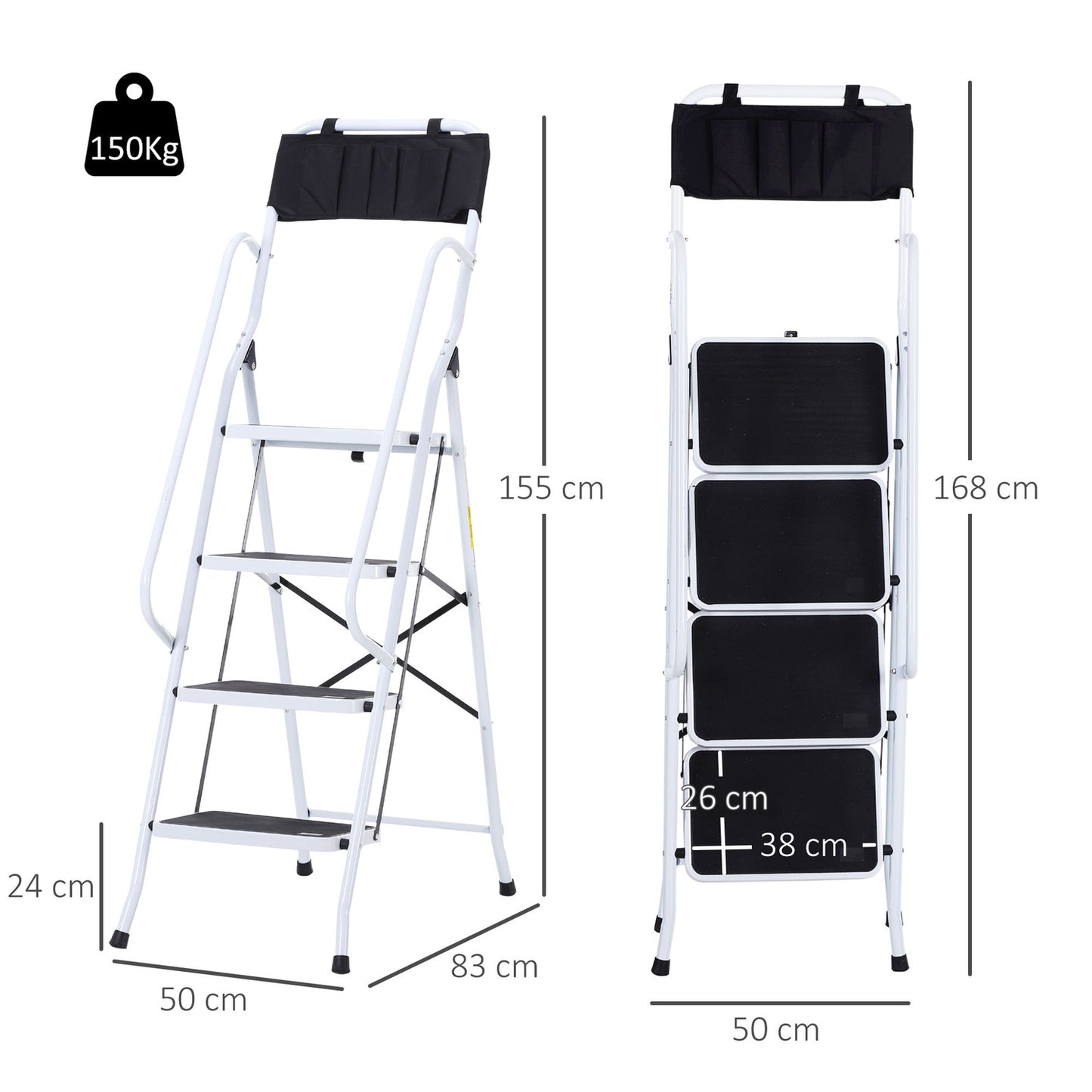 Anti-slip furniture feet, 50x83x155 Cm