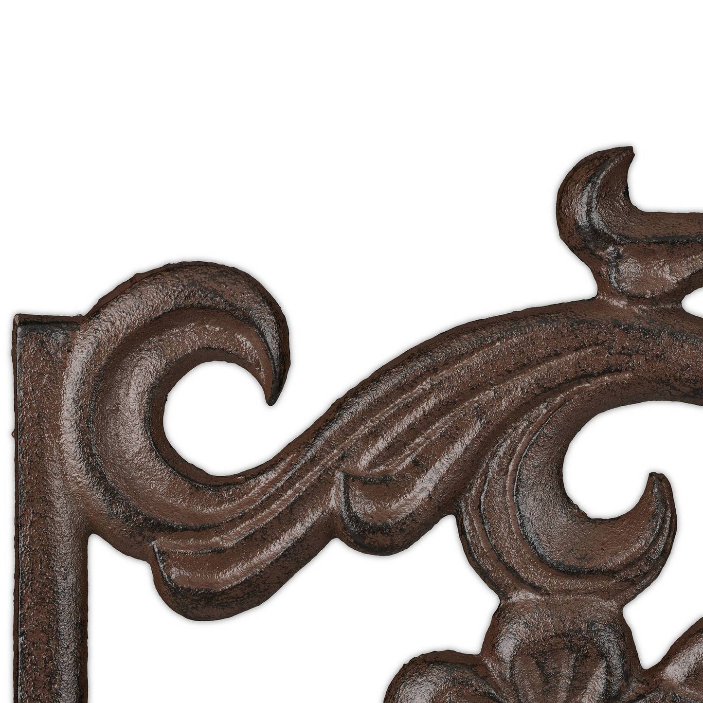 Antique Cast Iron Garden Fence, 4 Panels