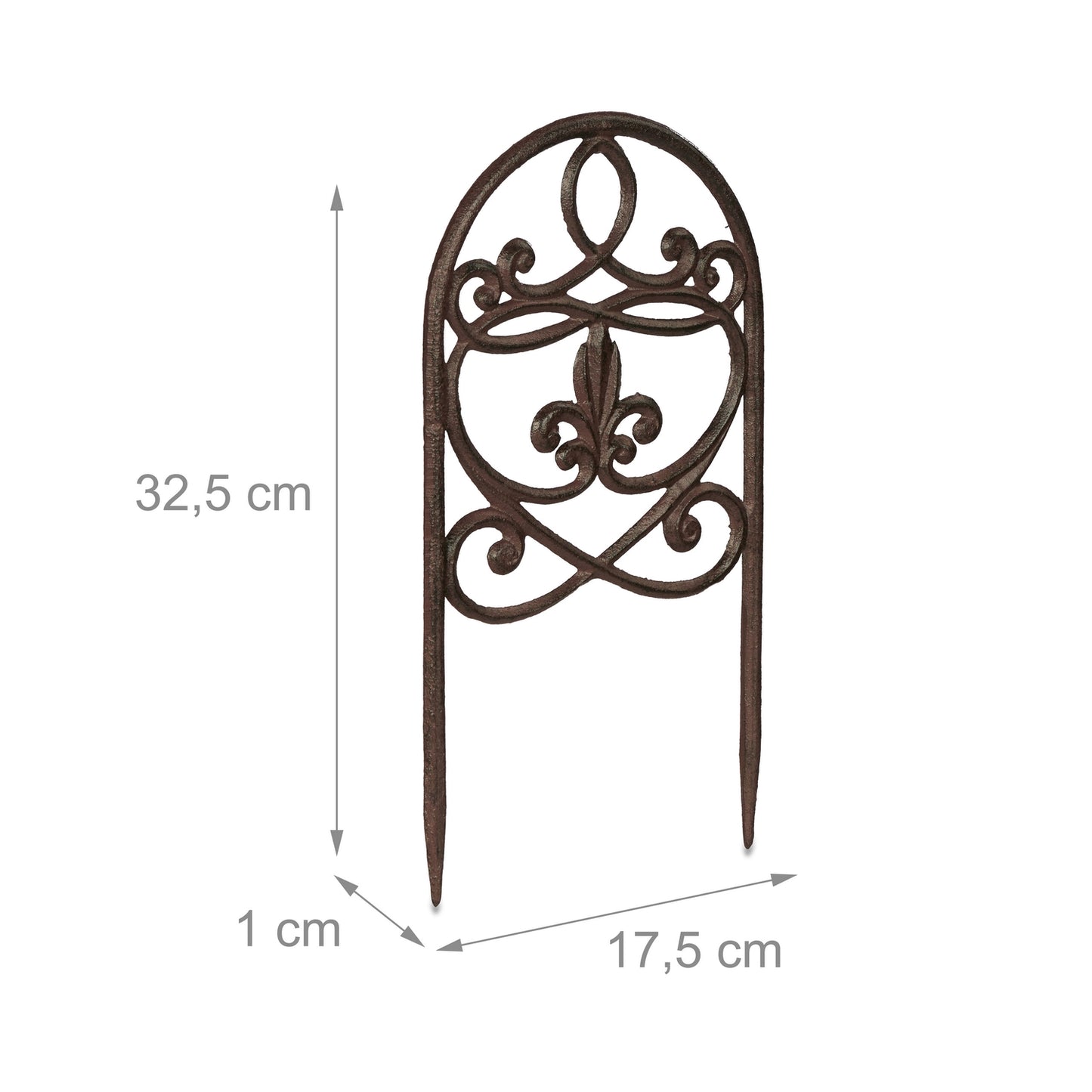 Antique Garden Fence Panels, 10-Piece Set