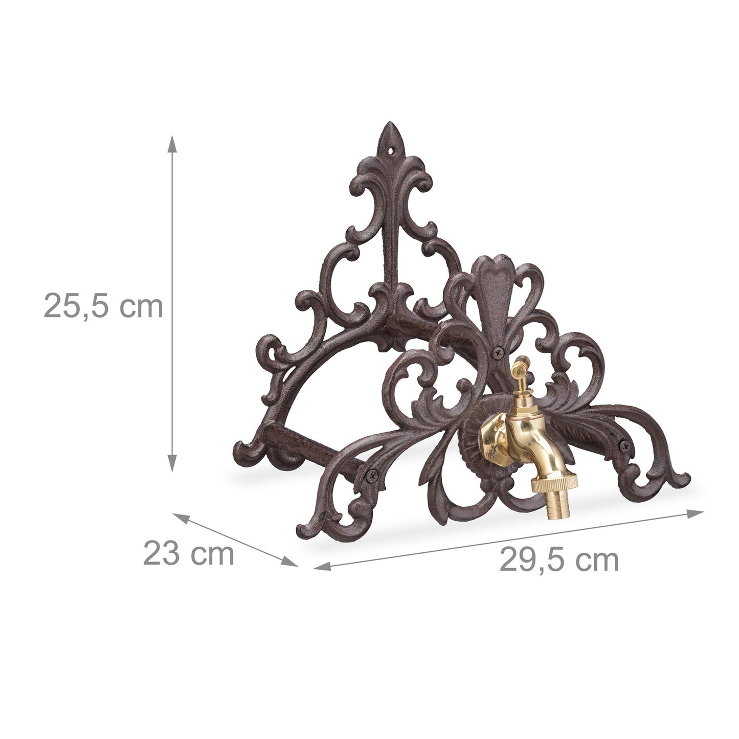 Antique Hose Reel with Faucet
