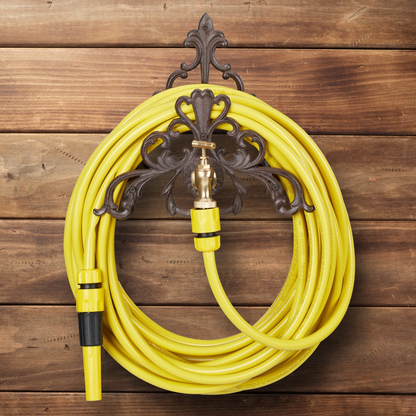 Antique Hose Reel with Faucet