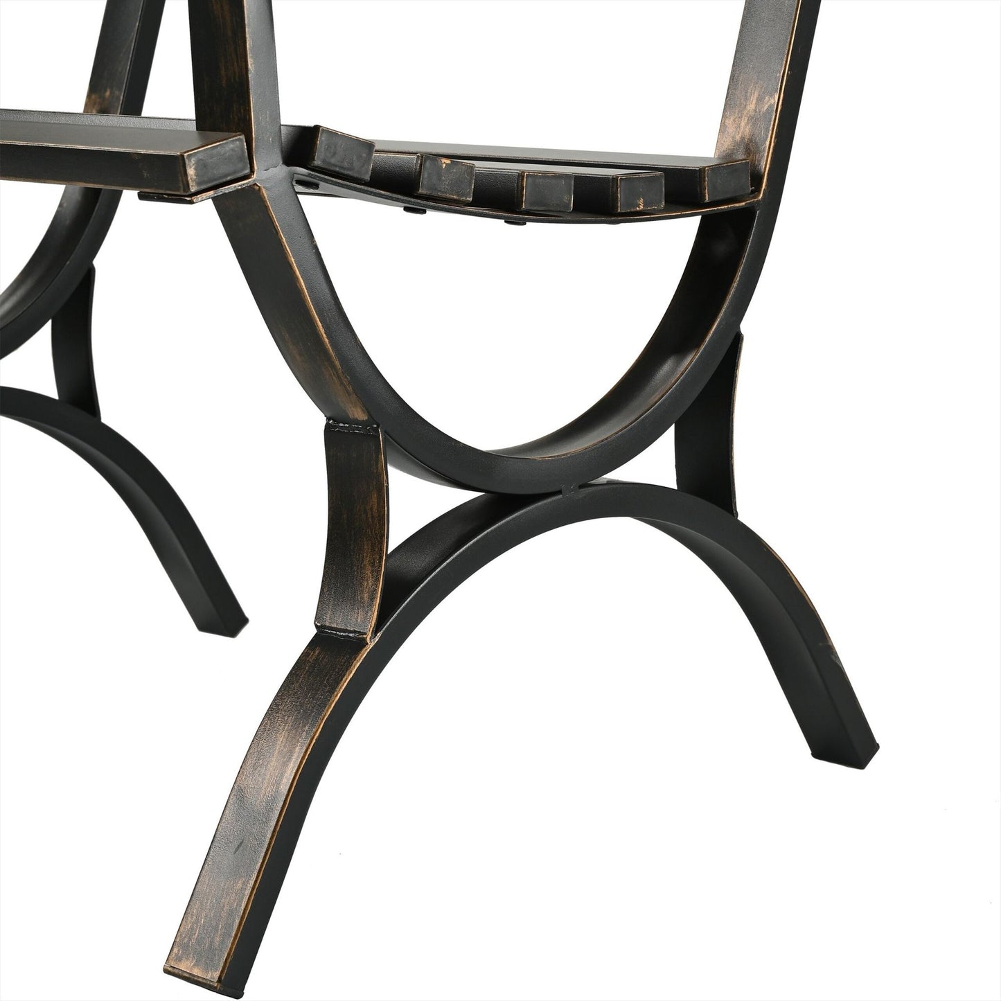 Antique Metal Garden Armchair – Vintage Outdoor Seating