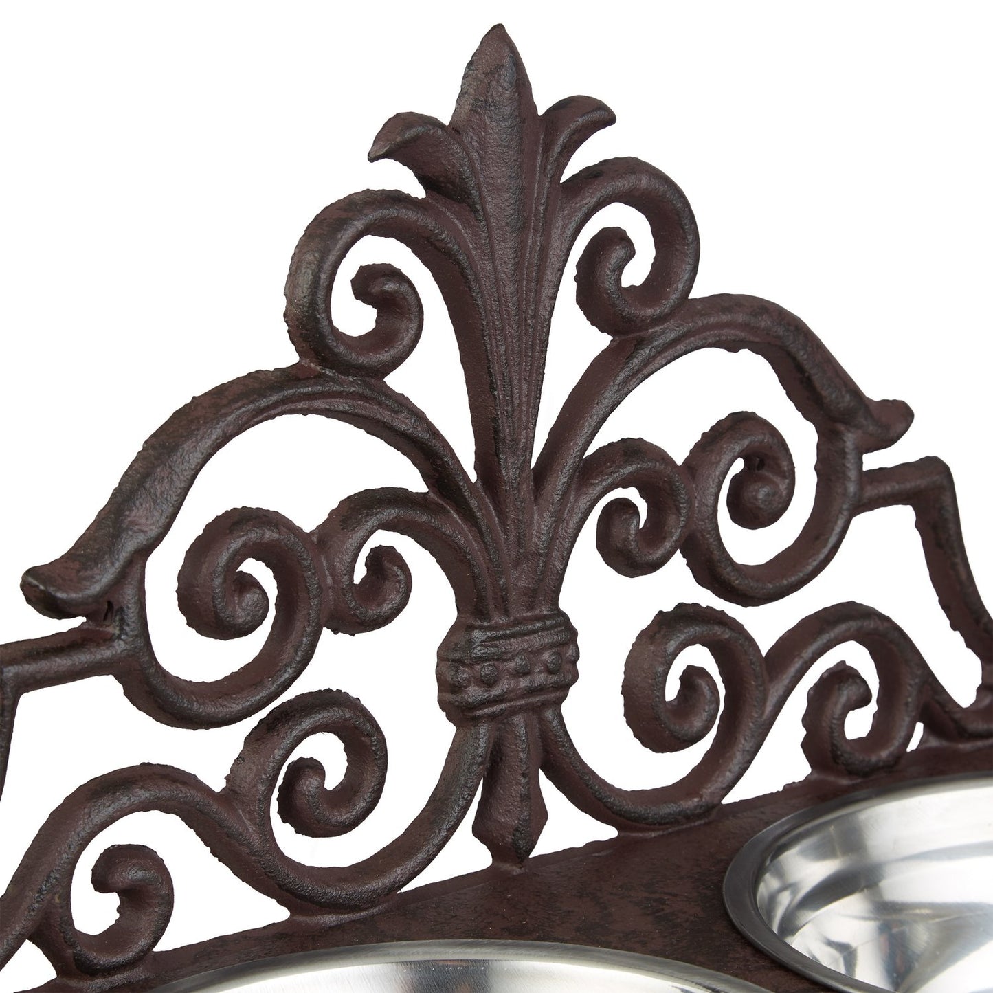 Antique-Style Dog Feeder Bar