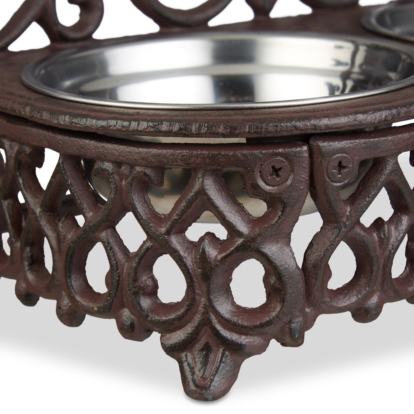 Antique-Style Dog Feeder Bar
