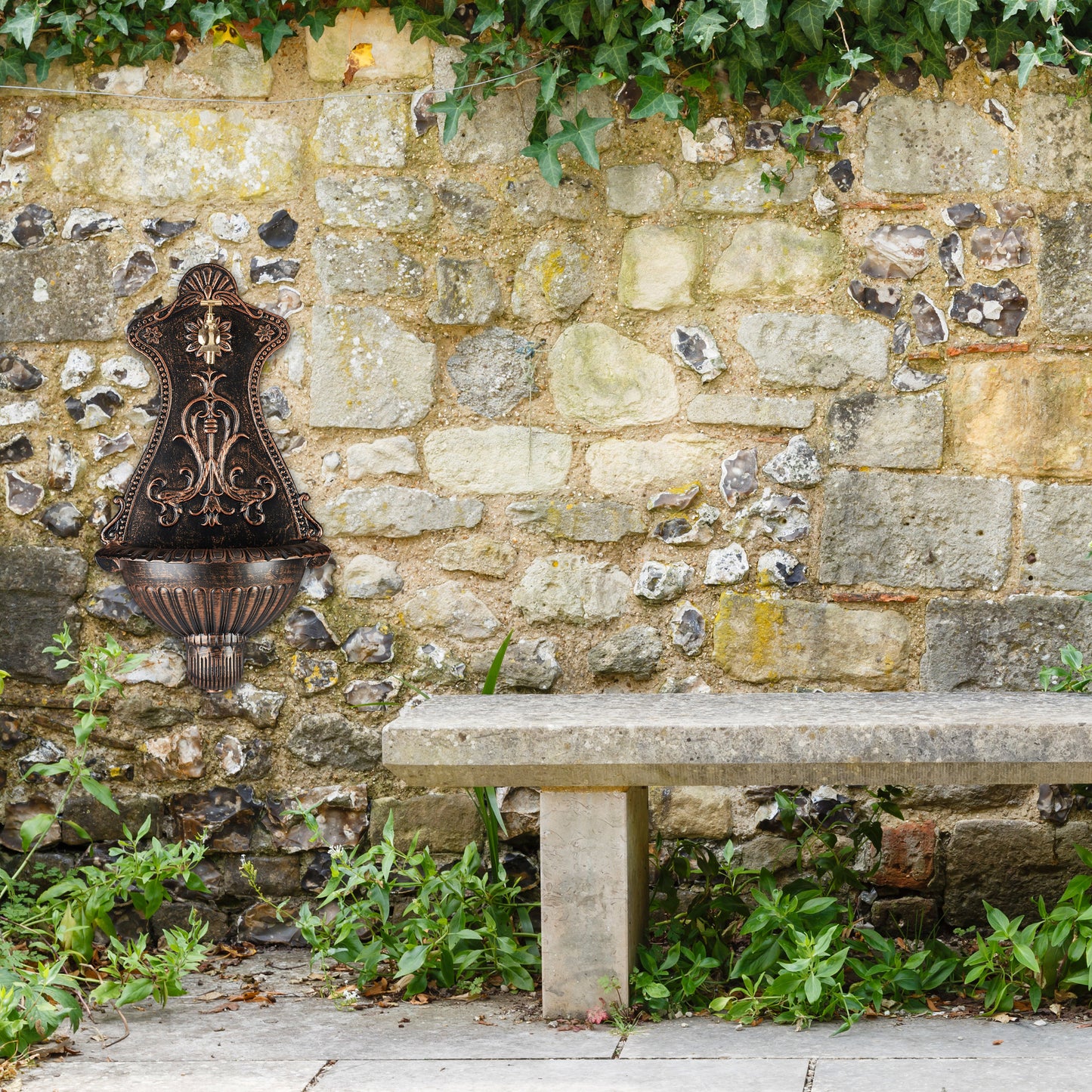 Antique Wall Fountain