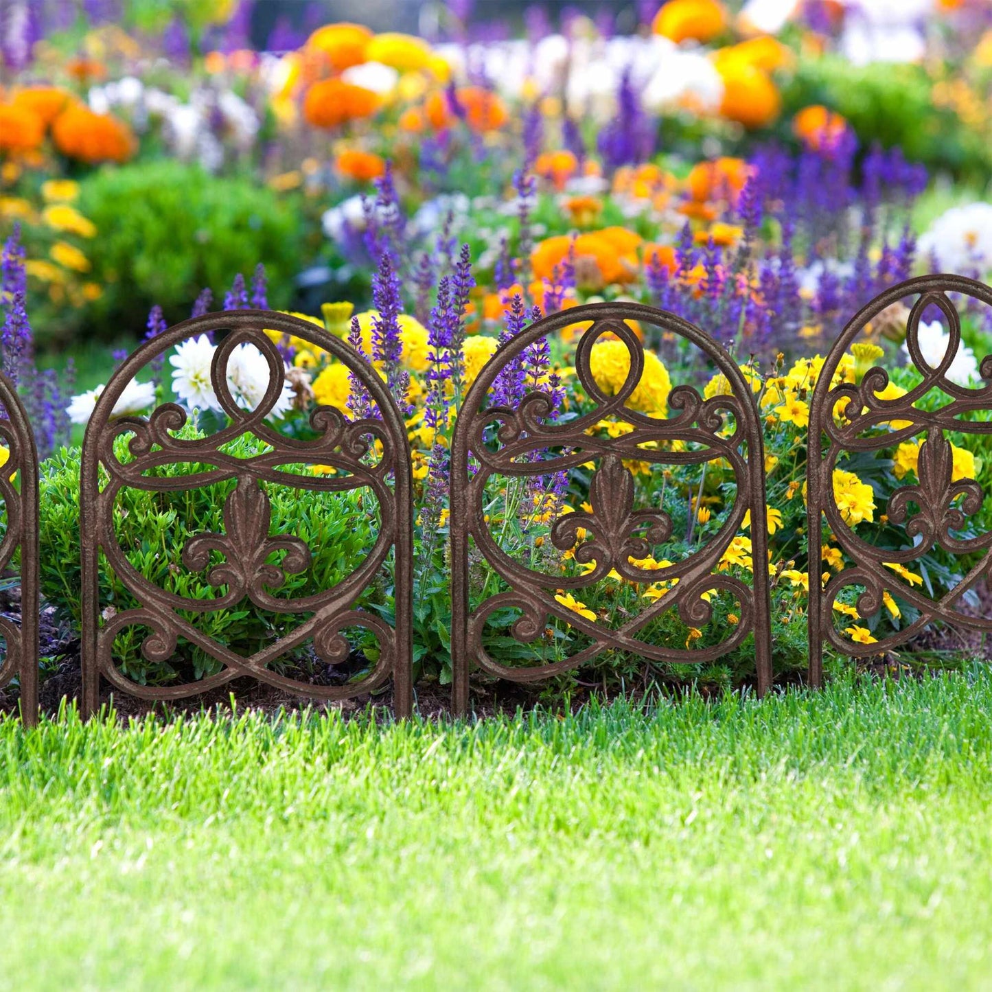 Antique bed rail set of 2