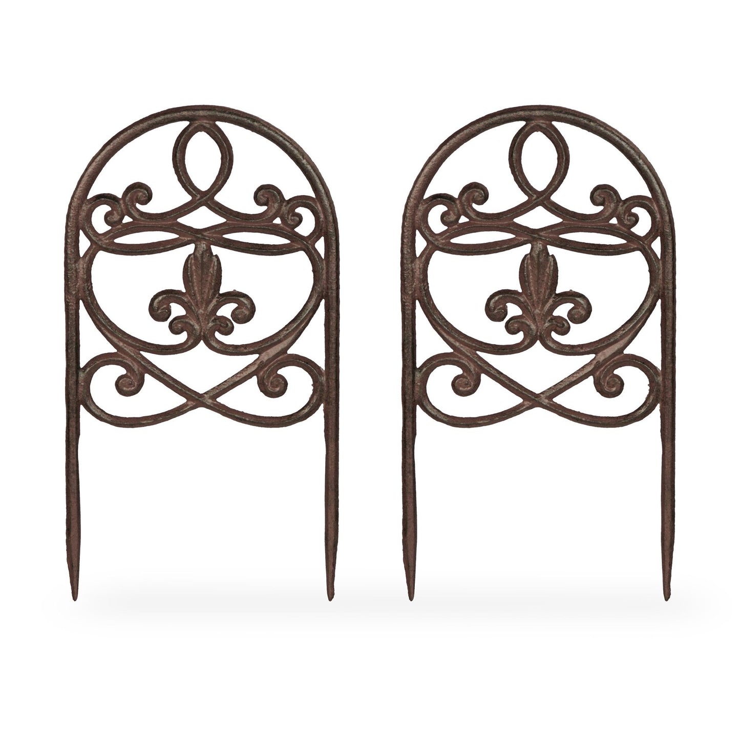 Antique bed rail set of 2