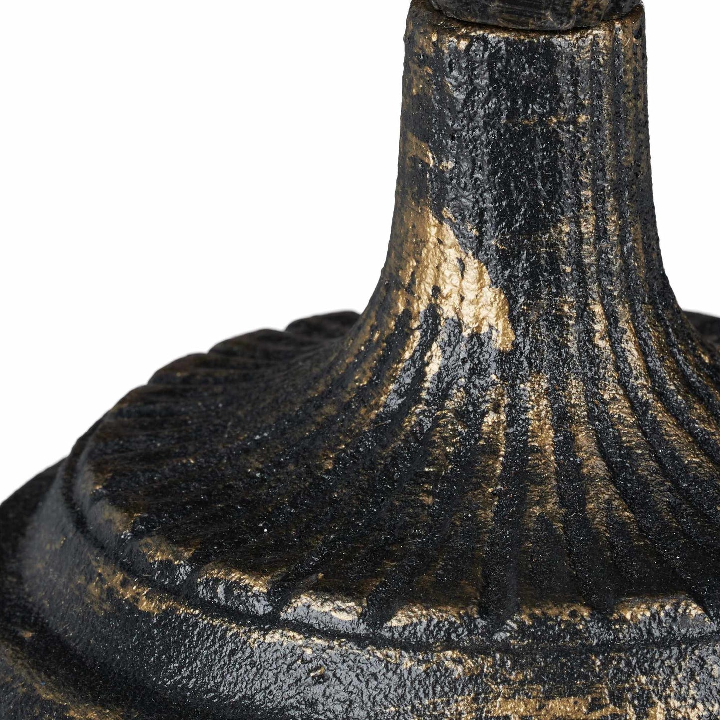 Antique cast iron bird bath