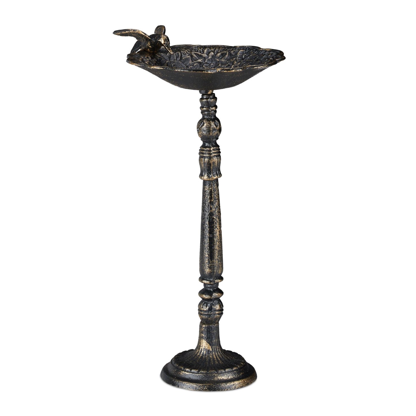 Antique cast iron bird bath
