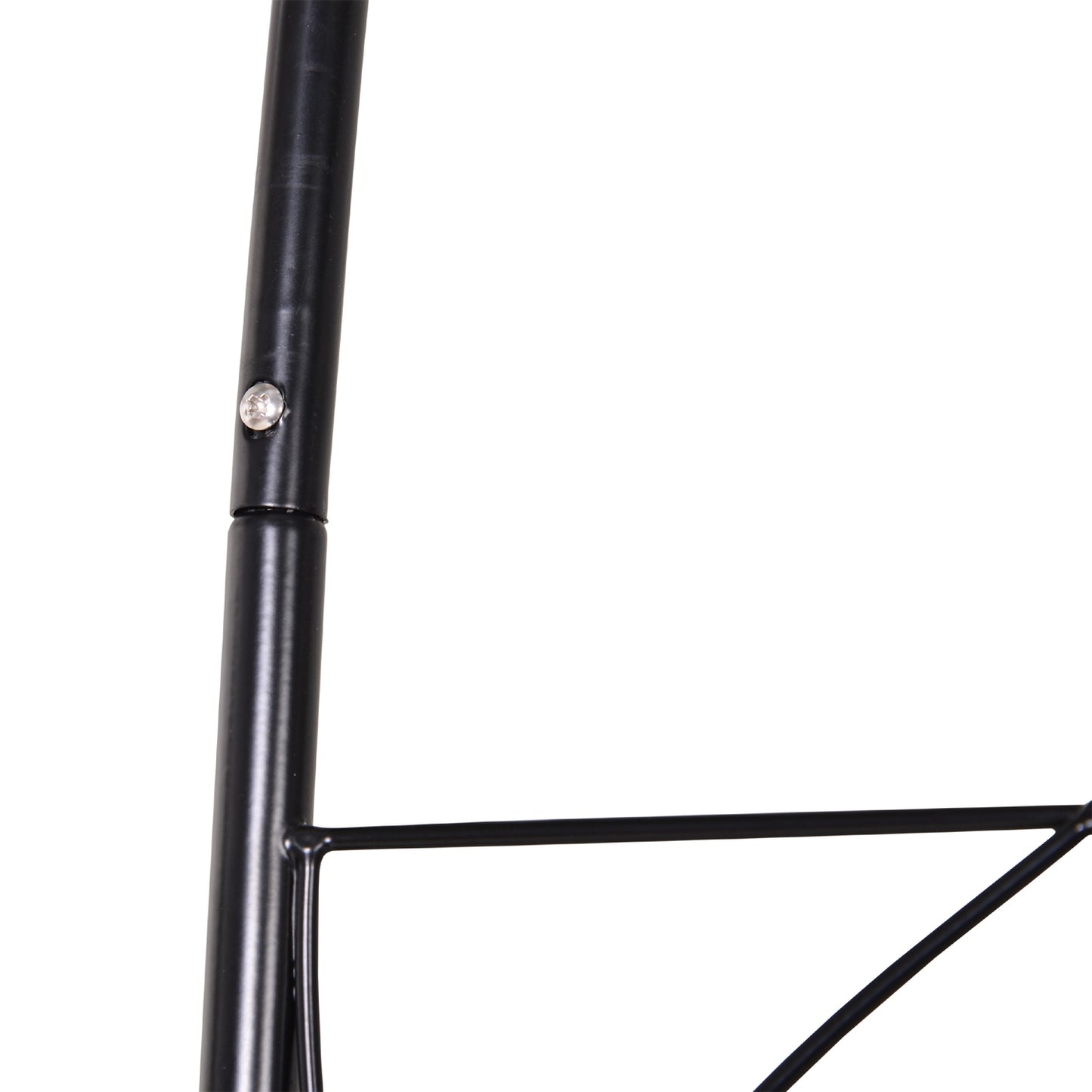 Metal Garden Arch Trellis, Black, 114x30x230 cm