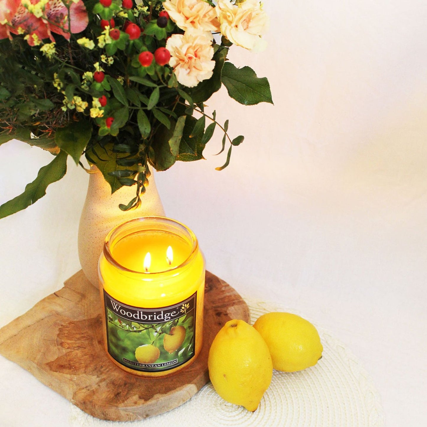 Aroma Candle, 130-Hour Burn, Decorative Glass Jar