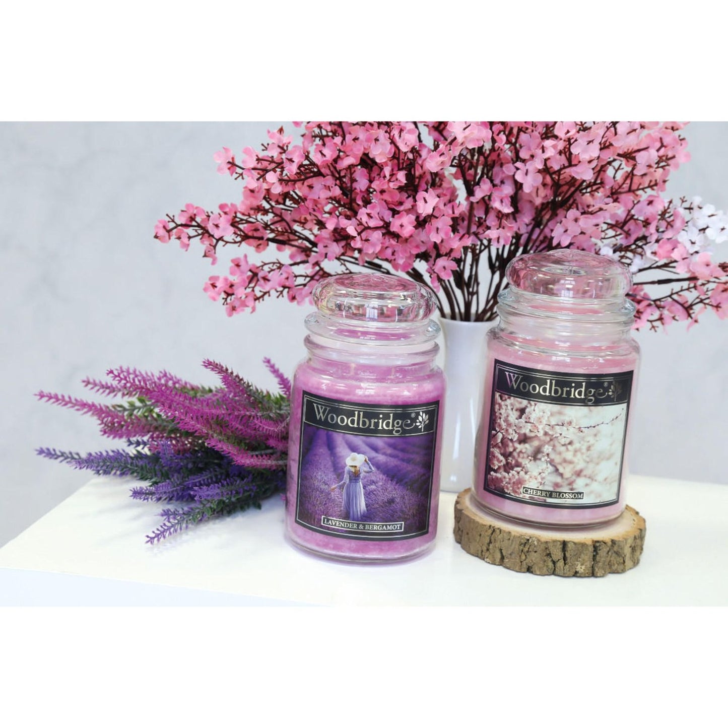 Aroma Candle, 130-Hour Burn, Glass Jar