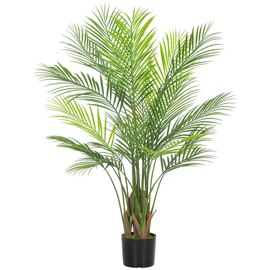 Artificial Areca Palm Tree, 120cm, UV-Resistant Indoor/Outdoor
