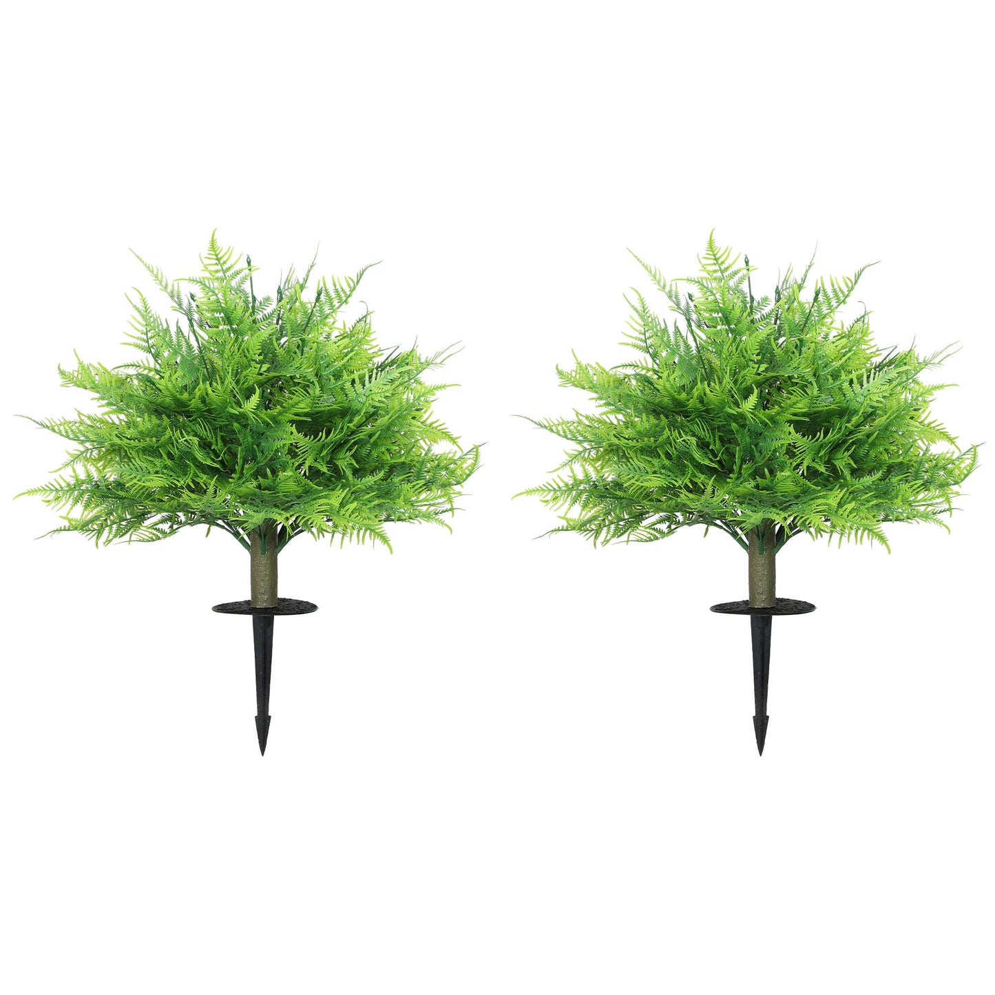 Artificial Boston Ferns, UV-Resistant, 2-Pack, 40x60 cm