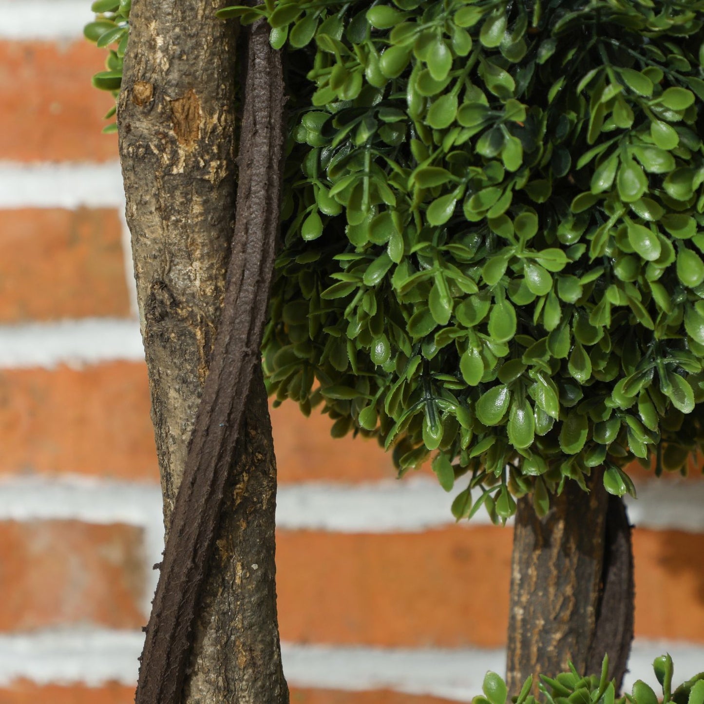 Artificial boxwood plant in pot, 115 cm decorative greenery