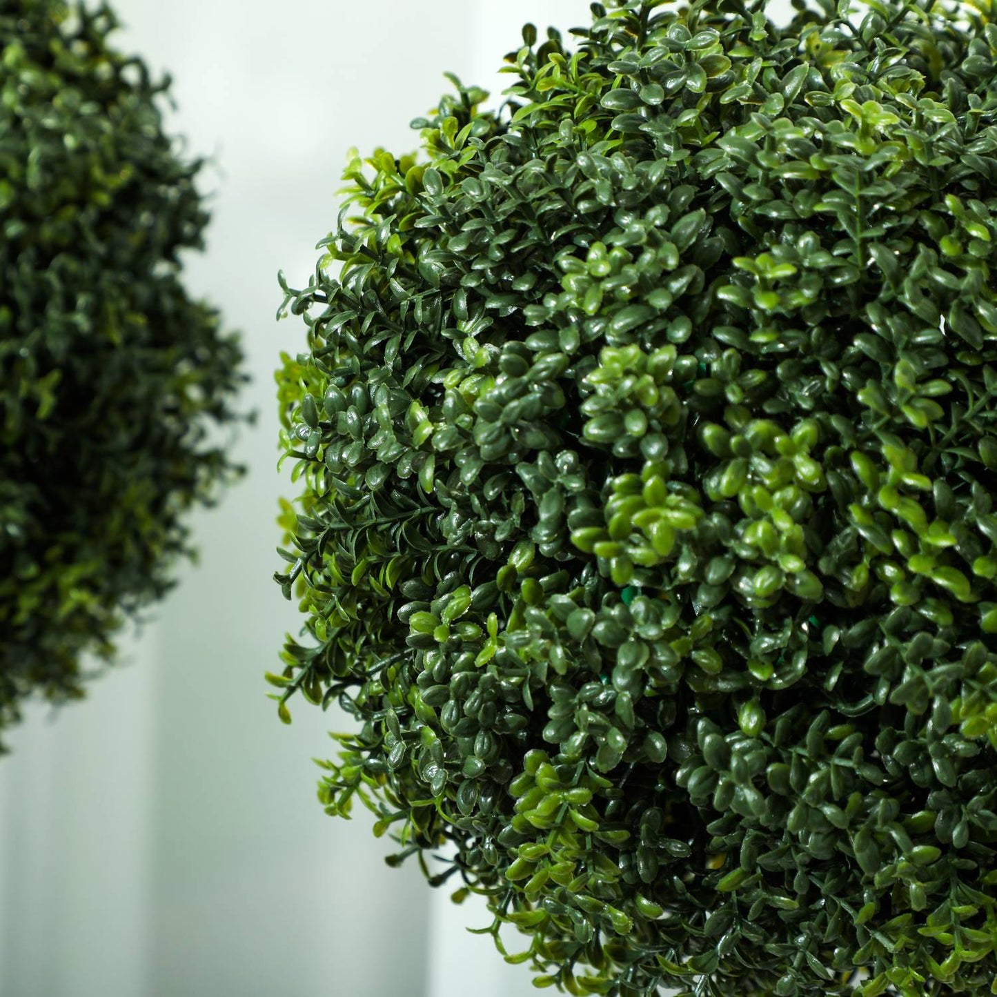 Artificial Boxwood Topiary Set, 45cm, UV-Resistant