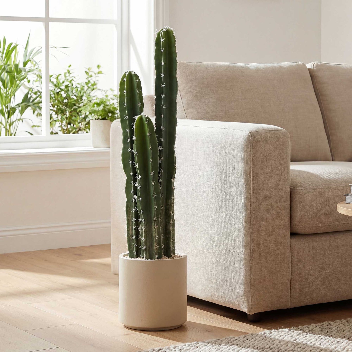 Artificial Cactus Plant, 95 cm, With Pot, Indoor Decor
