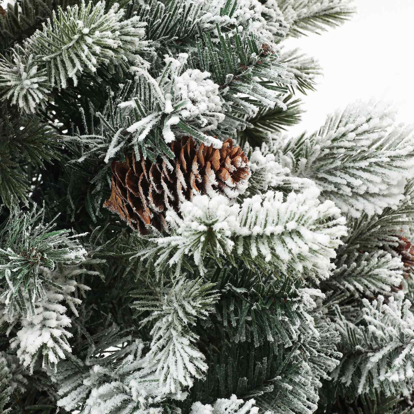 Artificial Christmas tree, 100cm, snowy, flame retardant