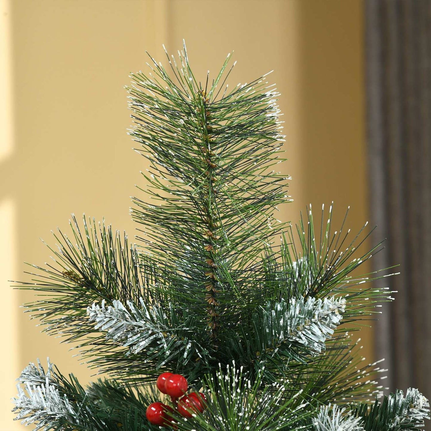 Artificial Christmas tree, 1.5 M, green and white, 360 branches