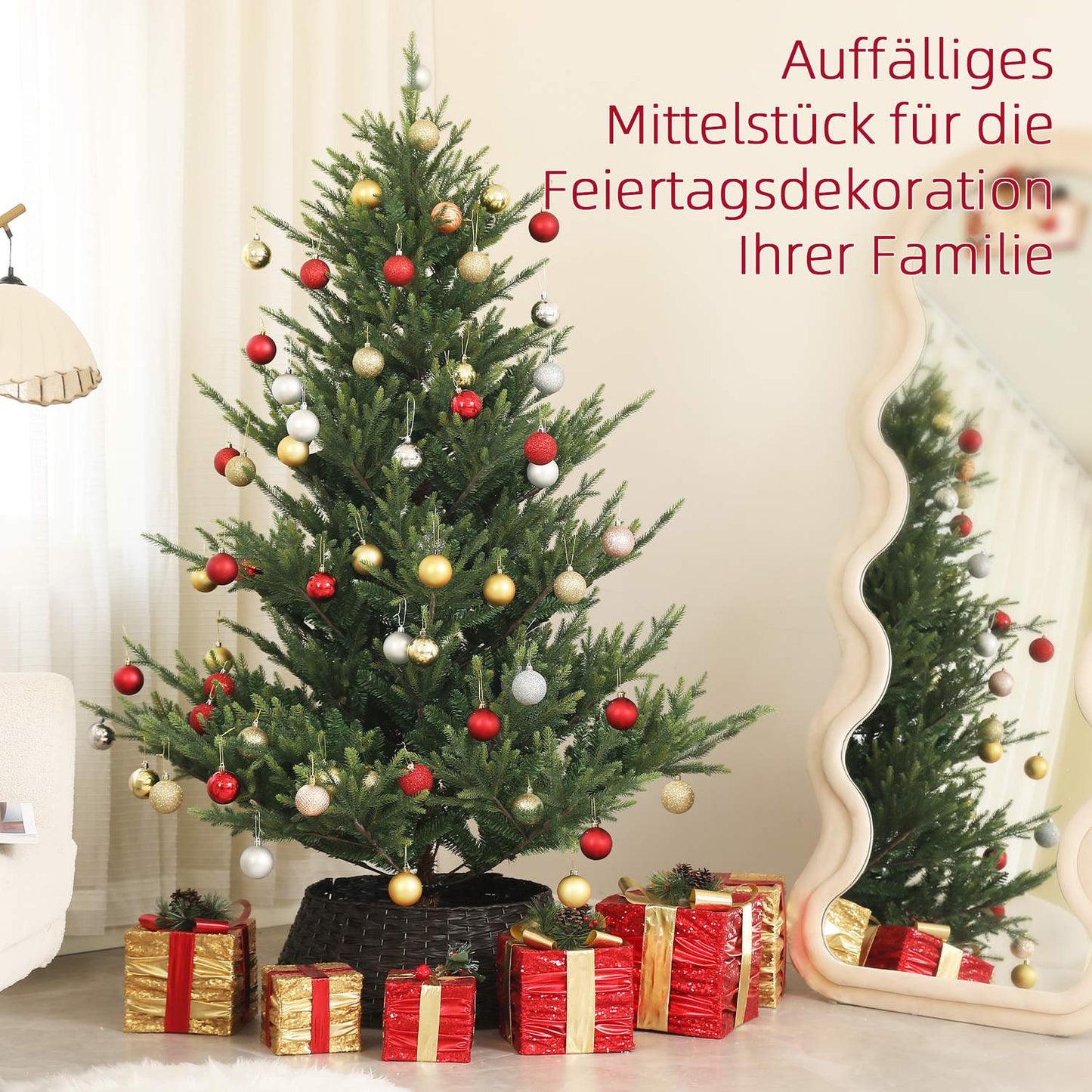 Artificial Christmas tree, 180cm, flame retardant, indoors