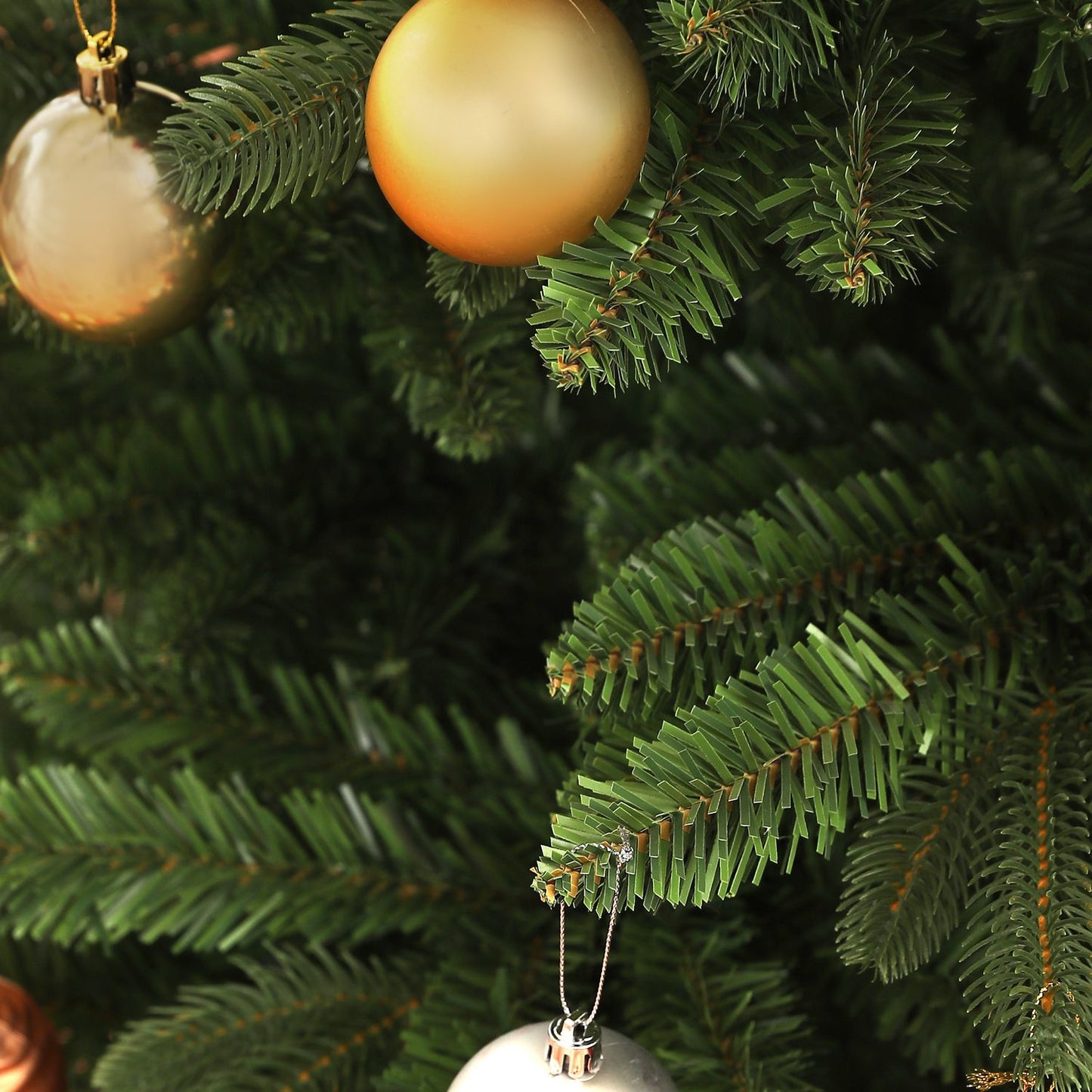 180 cm artificial Christmas tree, flame retardant, collapsible base
