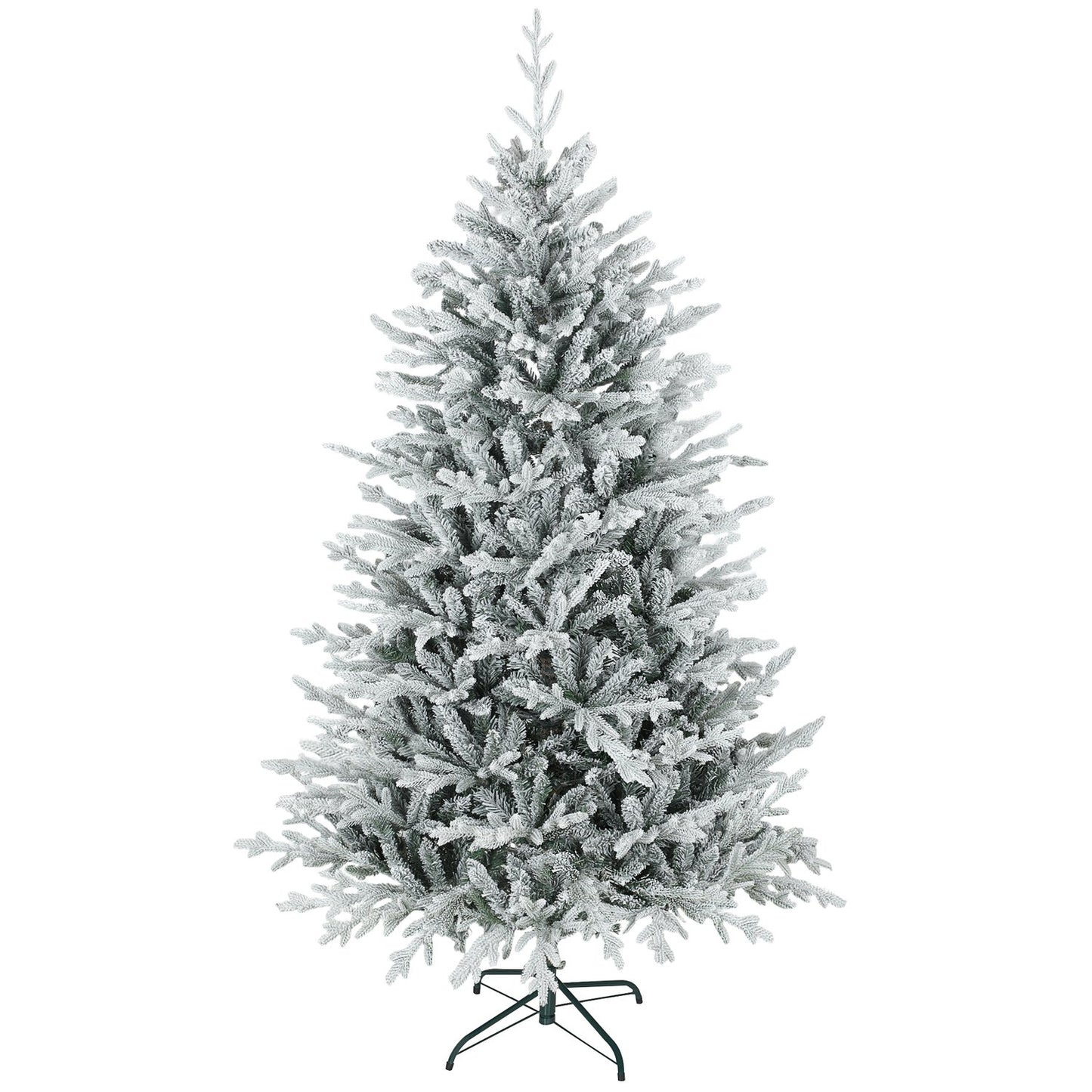 Artificial Christmas Tree 180 cm with Snow, 1976 Tips