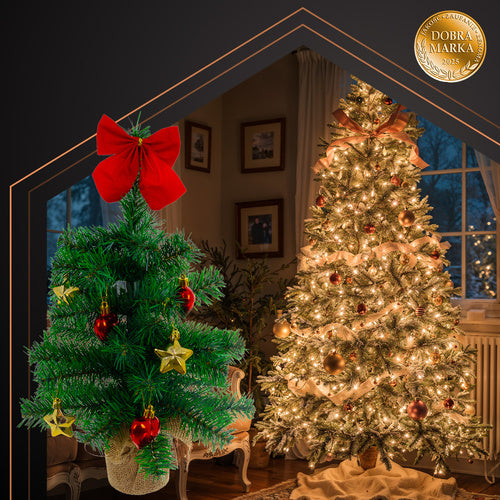 Artificial Christmas Tree 45cm – Compact, Lifelike, Decorated