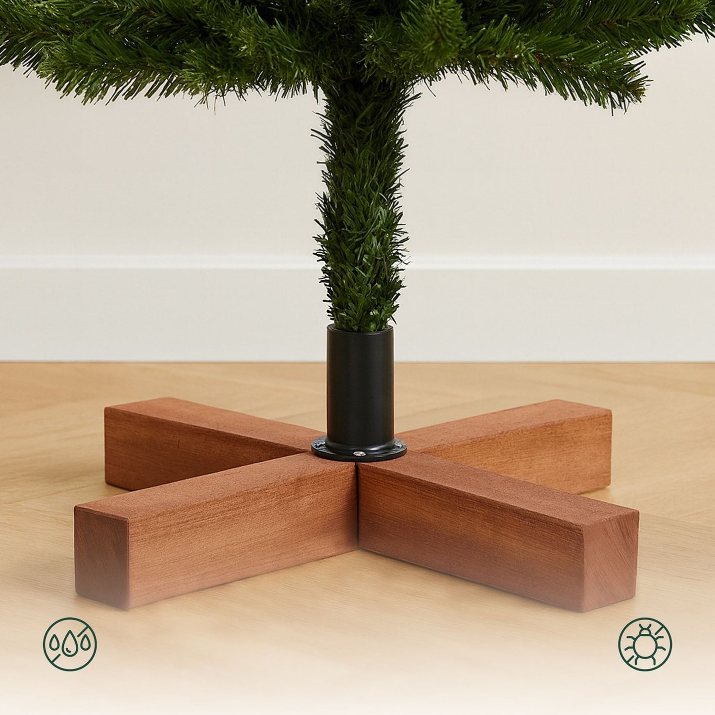 Artificial Christmas Tree, PVC Needles, Reusable