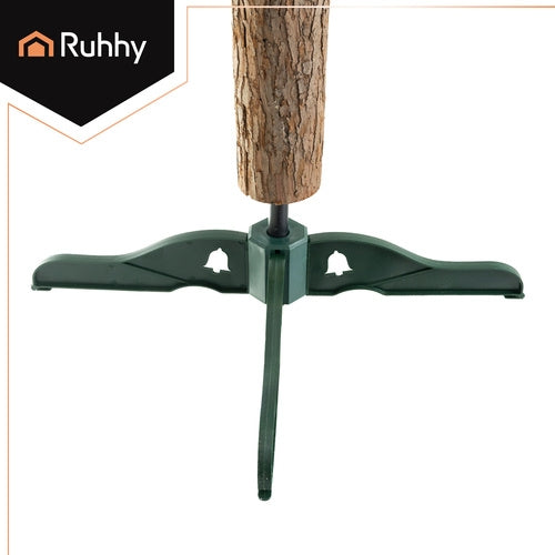 Artificial Christmas Tree, Snow-Covered, 180 cm, Natural Trunk