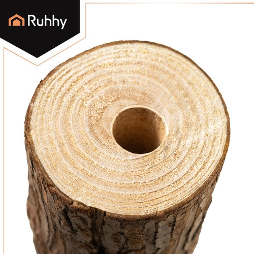 Artificial Christmas Tree, Snow-Covered, 180 cm, Natural Trunk