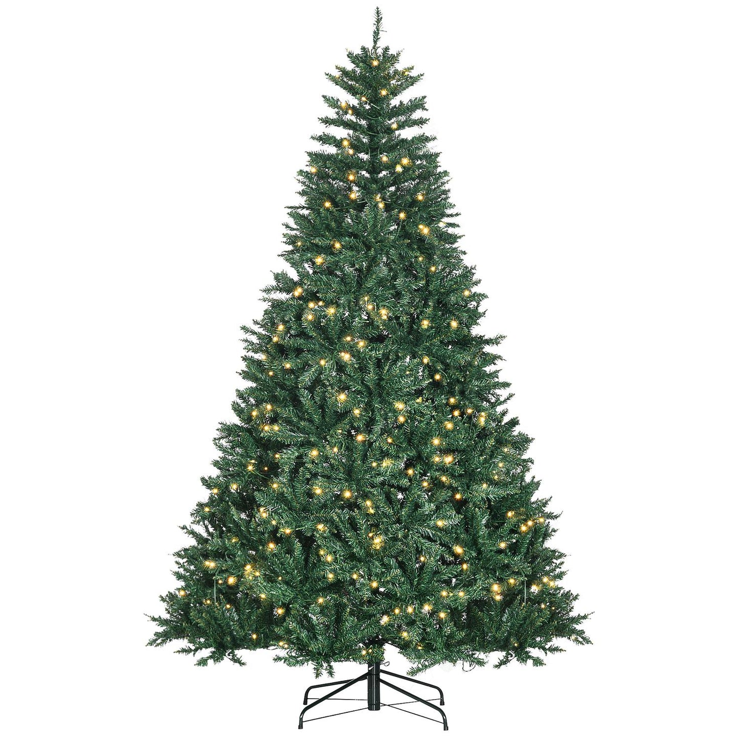Artificial Christmas Tree with 700 LED Lights, 2.1m Tall