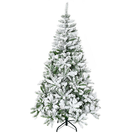 180 cm artificial Christmas tree with snow - 750 tips, indoors