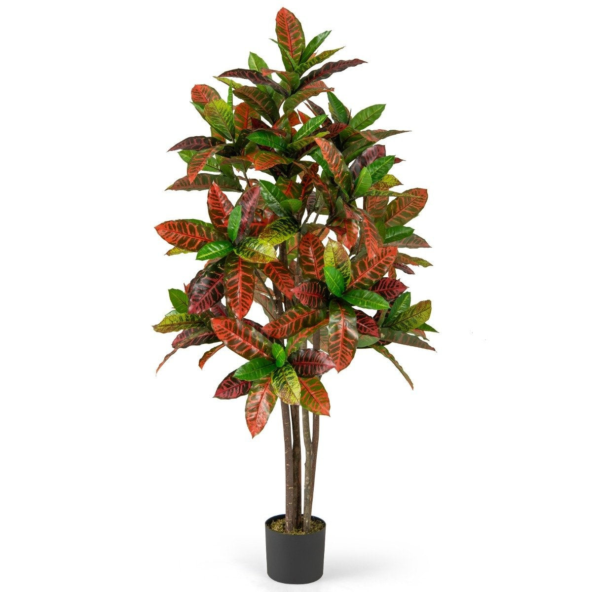Artificial Croton Tree 150cm with Colorful Leaves