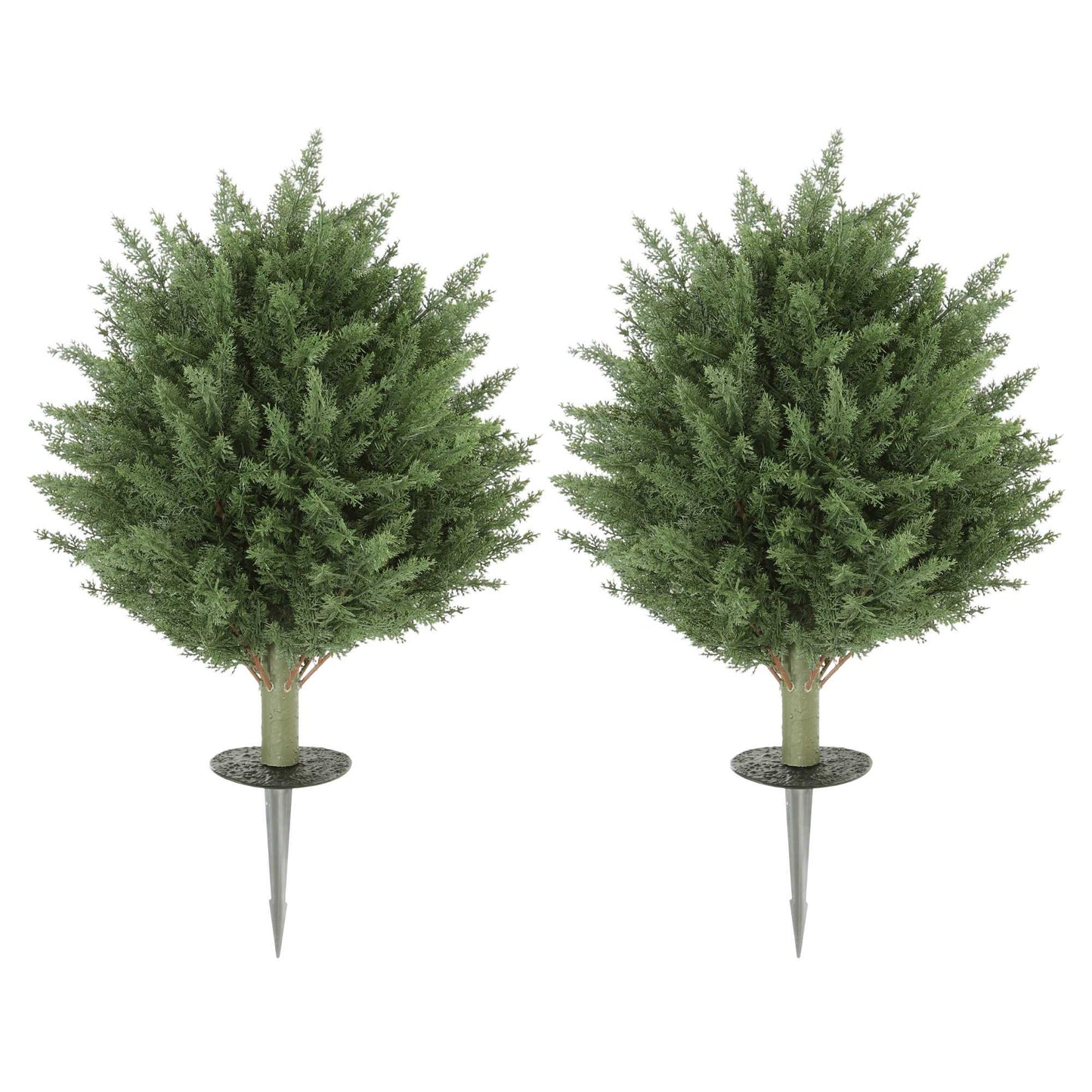 Artificial Cypress Plants, UV-Resistant, 2-Pack, 40x60 cm