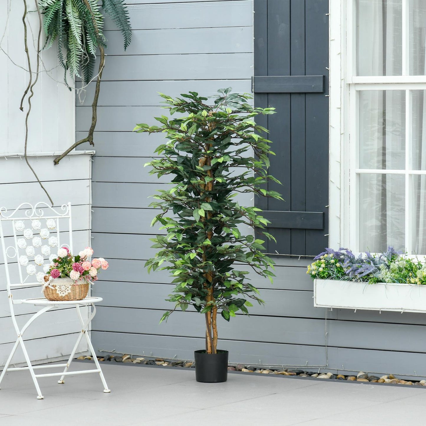 150cm artificial ficus tree for indoor/outdoor decoration