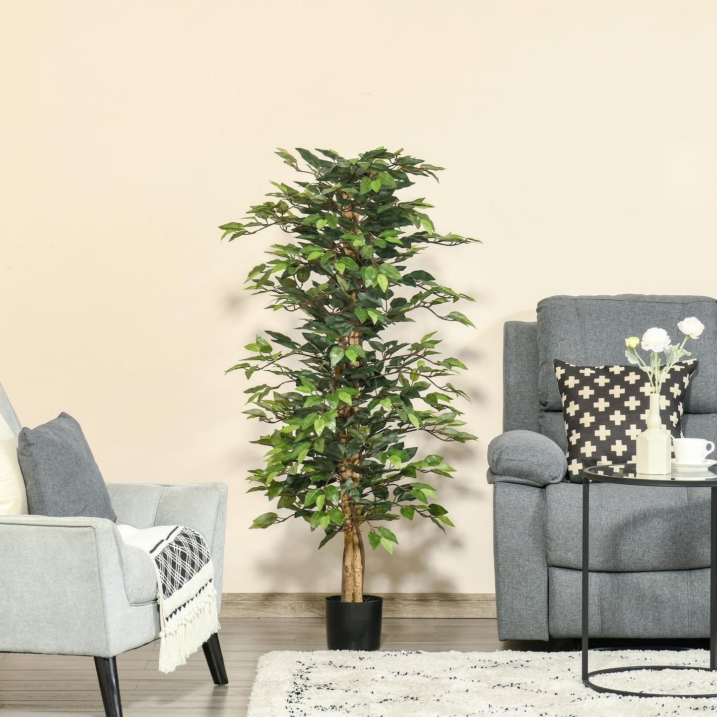150cm artificial ficus tree for indoor/outdoor decoration