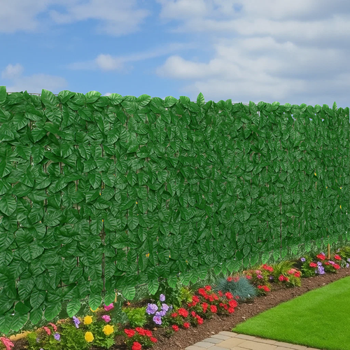 Artificial Hedge for Balcony, 3x1m, Green Privacy Screen