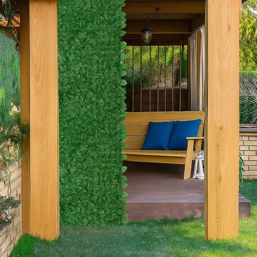Artificial Hedge for Balcony, 3x1m, Green Privacy Screen