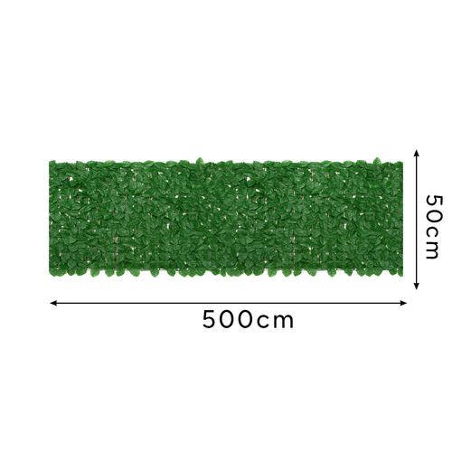Artificial Hedge for Balcony, 5x0.5m Privacy Screen