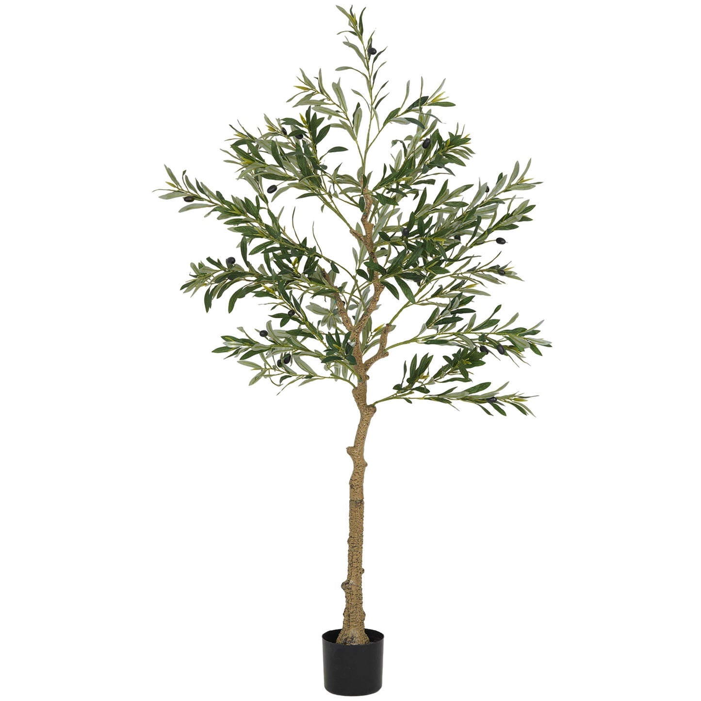 Artificial Olive Tree, 150 cm, 720 Leaves, 40 Olives