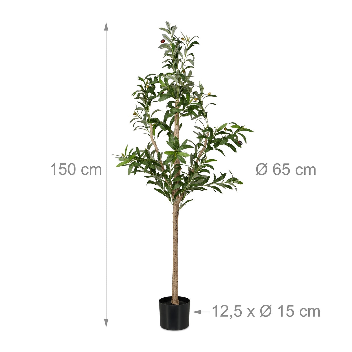 Artificial Olive Tree in Pot – Realistic, Low-Maintenance