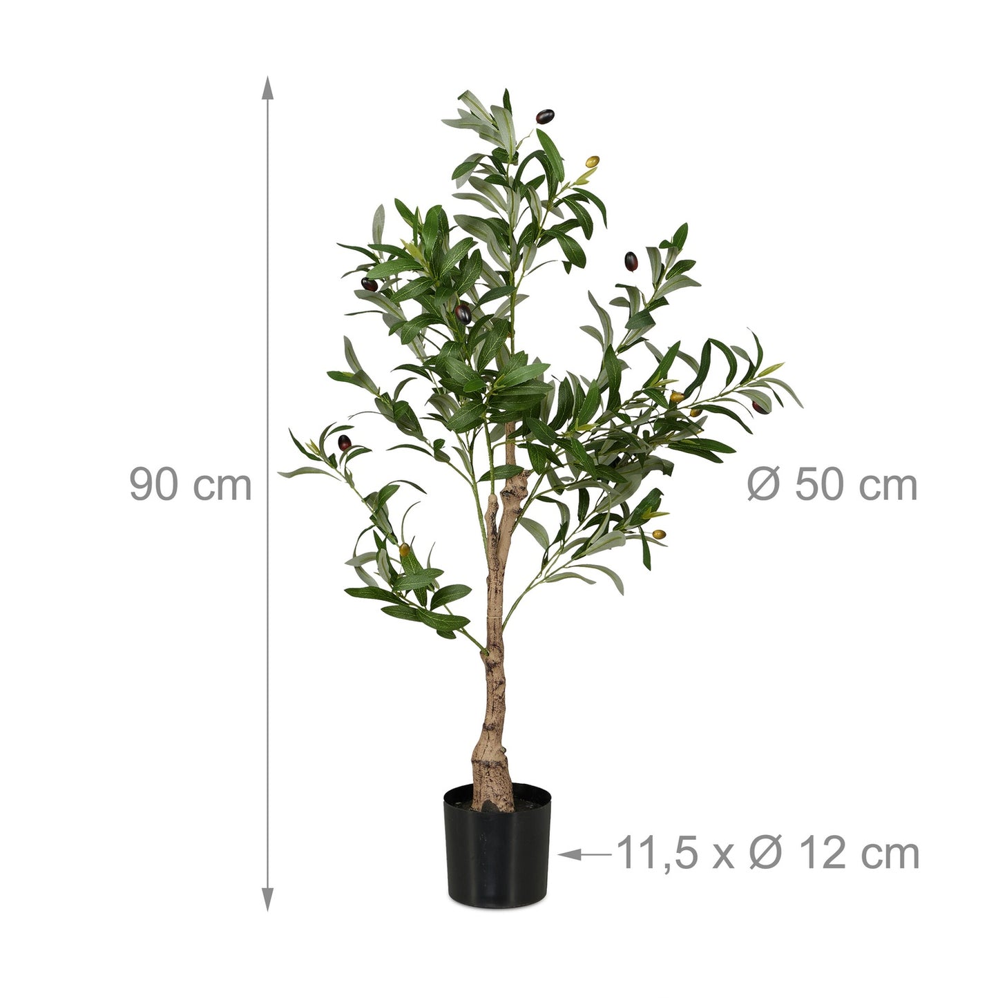 Artificial Olive Tree in Pot – Realistic, Low-Maintenance