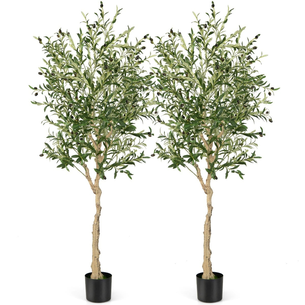 Artificial Olive Trees, 182cm, 1296 Leaves, 72 Olives