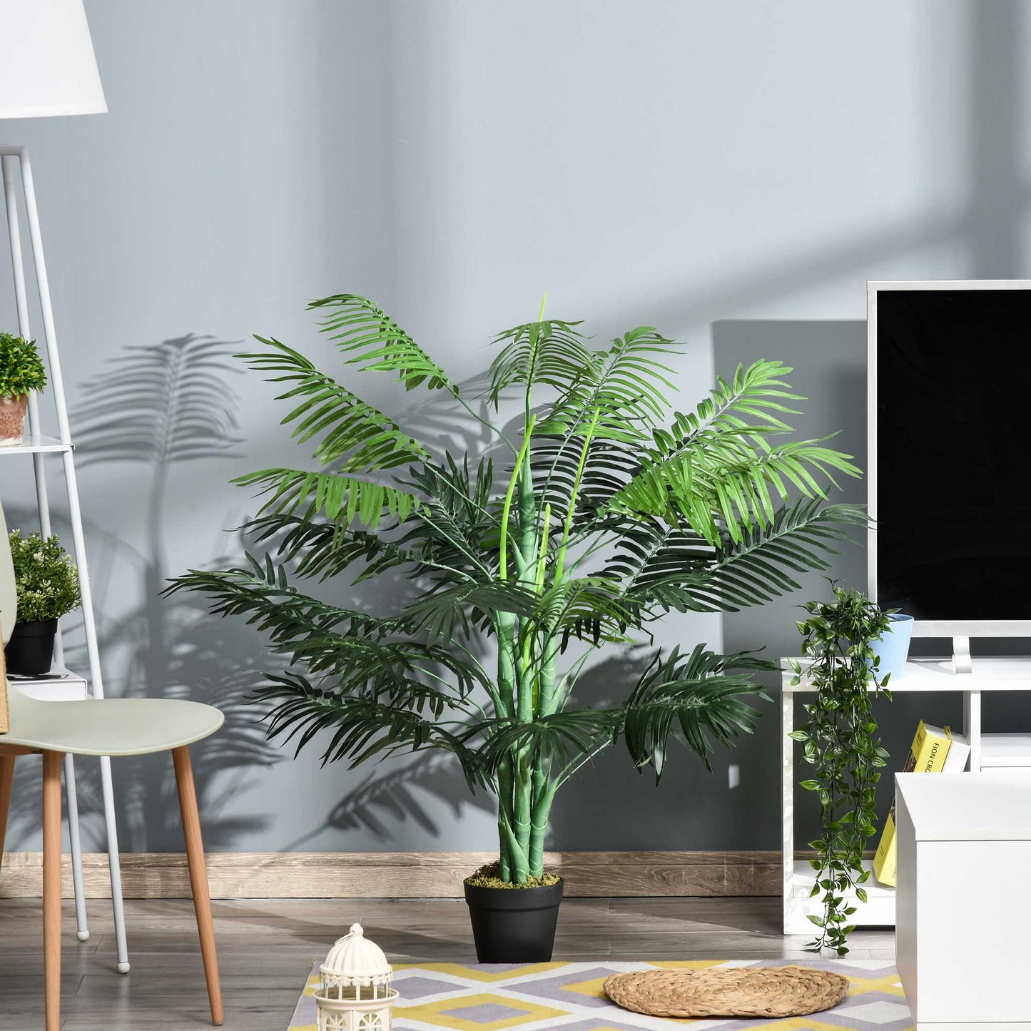 Artificial Palm Tree, 125cm, Indoor/Outdoor, Low Maintenance