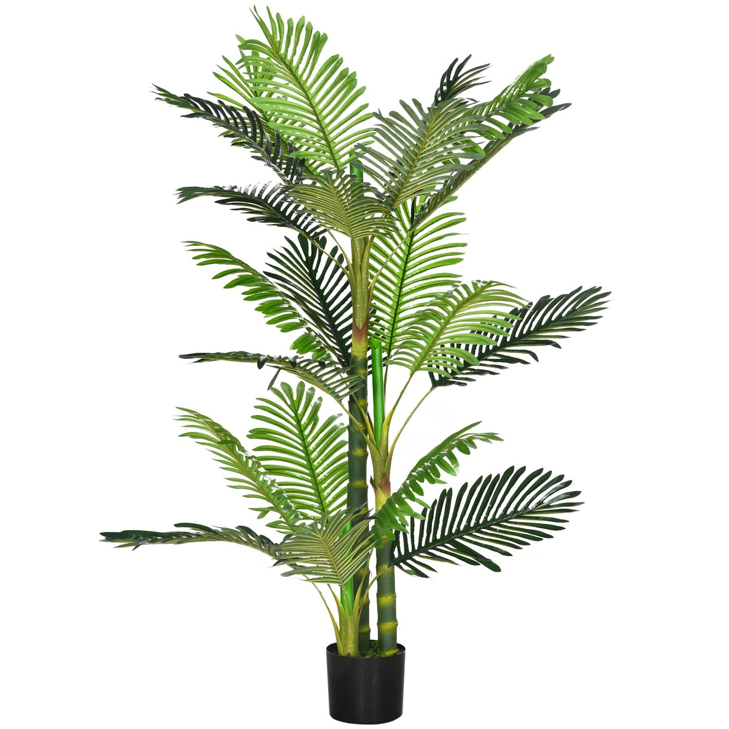 Indoor artificial palm tree, 150 cm, cement-filled base