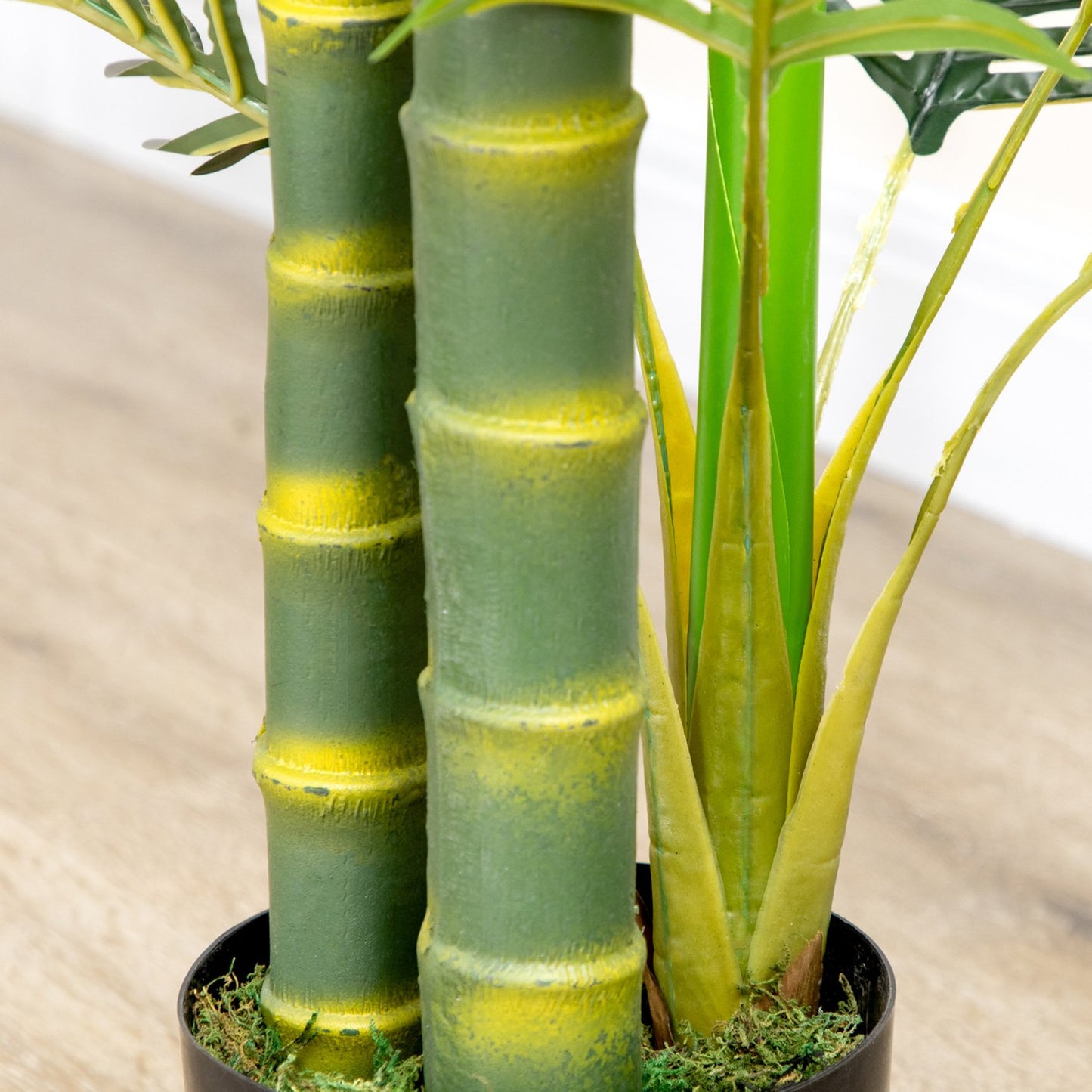 Indoor artificial palm tree, 150 cm, cement-filled base