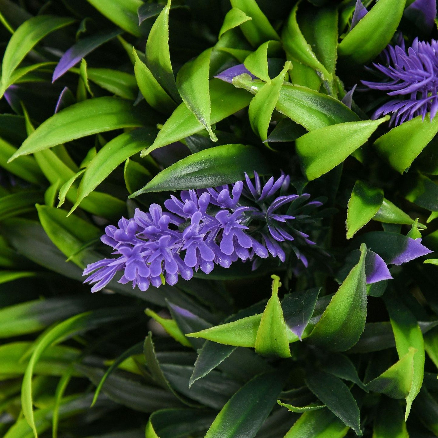 Artificial Plants Set of 2 - UV Resistant, 70cm with Lavender