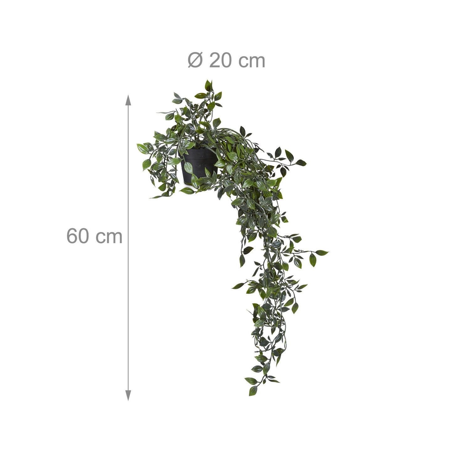Artificial hanging plants set of 2