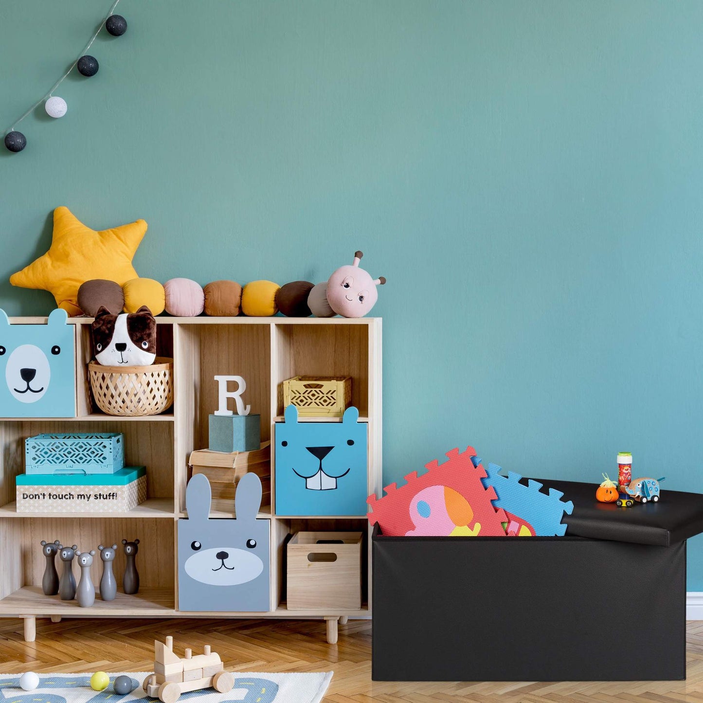 Artificial leather bench